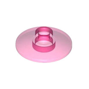 레고 부품 접시 모양 투명 다크 핑크 Trans-Dark Pink Dish 2 x 2 Inverted (Radar) 6245302