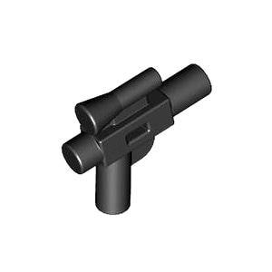레고 부품 무기 총 검정색 Black Minifigure, Weapon Gun, Blaster Small (SW) 4609050