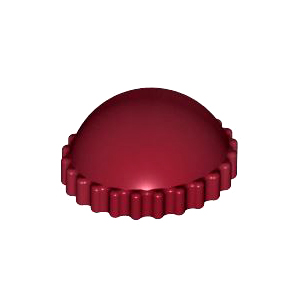 레고 부품 니트 모자 다크 레드 Dark Red Minifigure, Headgear Cap, Knit