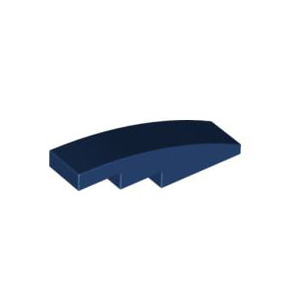 레고 부품 커브 경사 슬로프 다크 블루 Dark Blue Slope Curved 4 x 1 6042956
