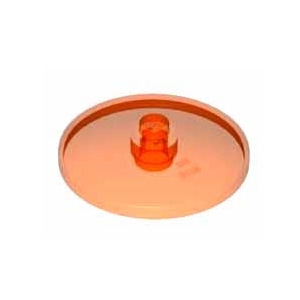 레고 부품 접시 모양 투명 네온 오렌지 Trans-Neon Orange Dish 4 x 4 Inverted (Radar) with Solid Stud 6252268