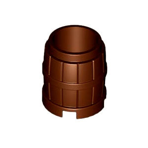 레고 부품 원통 적갈색 Reddish Brown Container Barrel 2 x 2 x 2 4211147