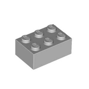 레고 부품 브릭 블럭 밝은 회색 Light Bluish Gray Brick 2 x 3  4211386