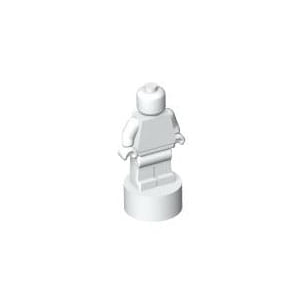 레고 부품 트로피 피규어 모양 흰색 White Minifigure, Utensil Statuette / Trophy 6299492크기 약 1.5cm