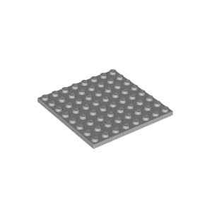 레고 부품 플레이트 밝은 회색 Light Bluish Gray Plate 8 x 8 4166618