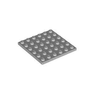 레고 부품 플레이트 밝은 회색 Light Bluish Gray Plate 6 x 6 4211474
