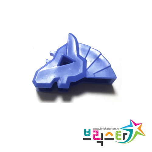 [USED사용감있음]레고 부품 올드 말 투구 바이올렛 Blue-Violet Horse Battle Helmet, Angular