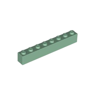 레고 부품 브릭 블럭 샌드 그린 Sand Green Brick 1 x 8 4521949