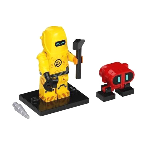 레고 피규어 미피22탄 로봇 수리 기술자 col22 Robot Repair Tech, Series 22 71032 (Complete Set with Stand and Accessories)[포장윗면살짝개봉]