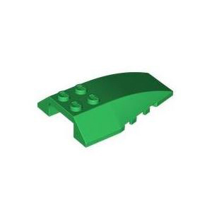 레고 부품 웨지 녹색 Green Wedge 6 x 4 Triple Curved 4655332