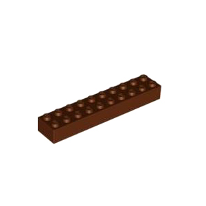 레고 부품 브릭 블럭 적갈색 Reddish Brown Brick 2 x 10 6096716
