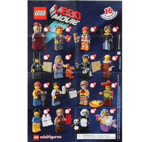 [레고 종이 설명서]레고 설명서 인스 71004 레고 무비 피규어1탄 Minifigure, The LEGO Movie (Complete Random Set of 1 Minifigure) Instruction