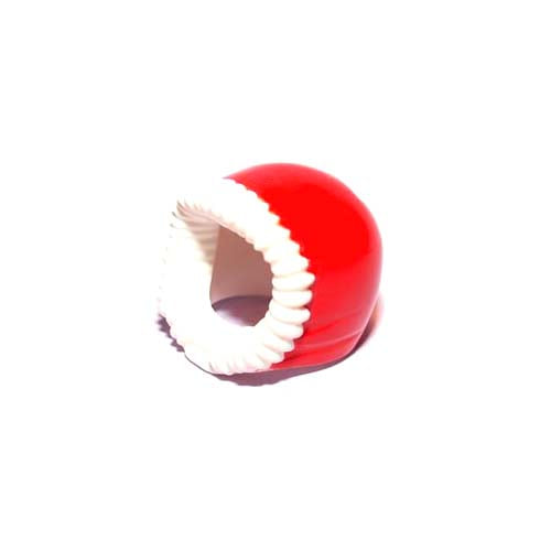 레고 부품 둥근 후드 빨간색 White Minifigure, Headgear Hood Fur-lined, Short with Red Hood Pattern 4654007
