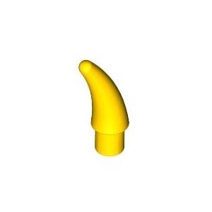 레고 부품 작은 뿔 노란색 Yellow Barb / Claw / Horn - Small 6014033