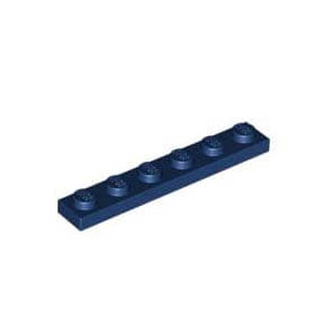 레고 부품 플레이트 다크 블루 Dark Blue Plate 1 x 6 4508313