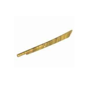 레고 부품 프로펠러 칼날 진주빛 골드 Pearl Gold Propeller 1 Blade 10L with Bar (Sword Blade) 4646843