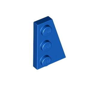 레고 부품 웨지 플레이트 오른쪽 파란색 Blue Wedge, Plate 3 x 2 Right 4498155