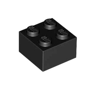 레고 부품 브릭 블럭 검정색 Black Brick 2 x 2 300326