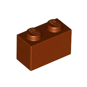레고 부품 브릭 블럭 적갈색 Reddish Brown Brick 1 x 2 4211149