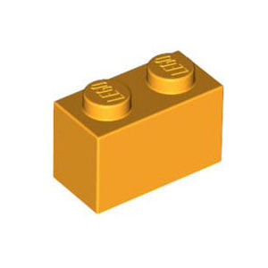레고 부품 브릭 블럭 밝은 오렌지색 Bright Light Orange Brick 1 x 2 6003003