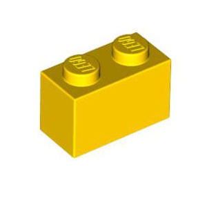 레고 부품 브릭 블럭 노란색 Yellow Brick 1 x 2 300424