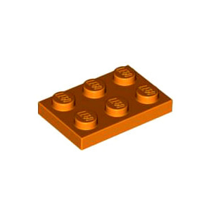 레고 부품 플레이트 오렌지색 Orange Plate 2 x 3 4125278
