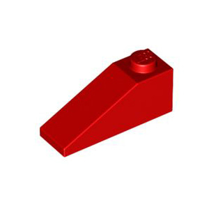 레고 부품 경사 슬로프 빨간색 Red Slope 3 x 1 428621