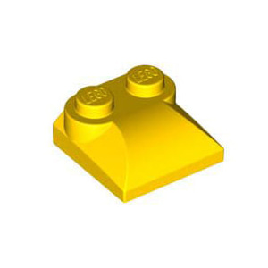 레고 부품 변형 브릭 노란색 Yellow Brick, Modified 2 x 2 x 2/3 Two Studs, Curved Slope End 4218699
