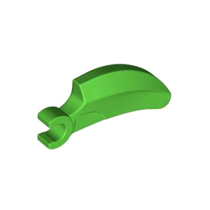 레고 부품 발톱 뿔 밝은 녹색 Bright Green Barb / Claw / Horn - Large with Clip 6177124