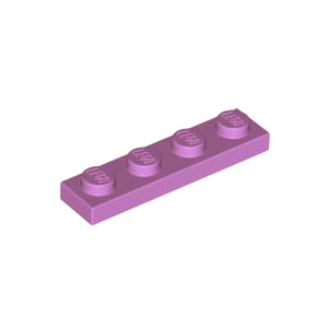 레고 부품 플레이트 미디엄 라벤더 Medium Lavender Plate 1 x 4 4619524