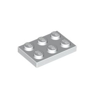 레고 부품 플레이트 흰색 White Plate 2 x 3 302101