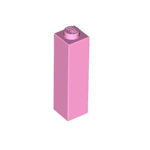레고 부품 브릭 블럭 밝은 핑크 Bright Pink Brick 1 x 1 x 3 6301624