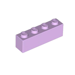 레고 부품 브릭 블럭 라벤더 Lavender Brick 1 x 4 6097867