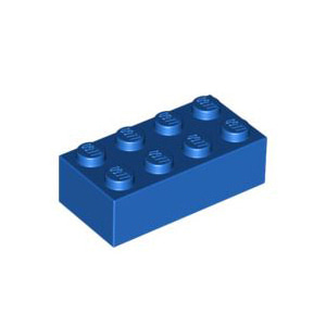 레고 부품 브릭 블럭 파란색 Blue Brick 2 x 4 300123