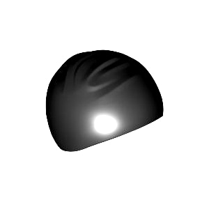 레고 부품 수영 모자 검정색 Black Minifigure, Headgear Cap, Swimming 4657385