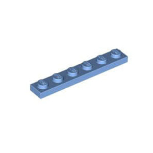 레고 부품 플레이트 미디엄 블루 Medium Blue Plate 1 x 6 4179829