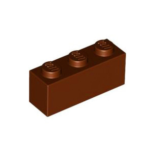레고 부품 브릭 블럭 적갈색 Reddish Brown Brick 1 x 3 4211220