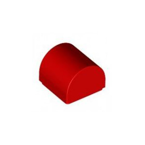 레고 부품 변형 브릭 빨간색 Red Brick, Modified 1 x 1 x 2/3 No Studs, Curved Top 6278441
