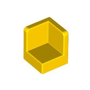 레고 부품 판넬 코너 노란색 Yellow Panel 1 x 1 x 1 Corner 4201587