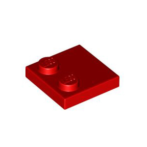 레고 부품 변형 타일 빨간색 Red Tile, Modified 2 x 2 with Studs on Edge 6219819