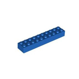 레고 부품 브릭 블럭 파란색 Blue Brick 2 x 10 4615600