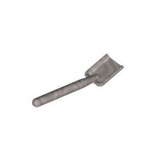 레고 부품 삽 플랫 실버 Flat Silver Minifigure, Utensil Shovel (Round Stem End) 6038687