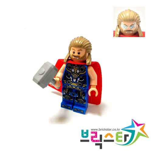 레고 피규어 슈퍼히어로 토르 Thor - Blue Suit무기 망치 포함