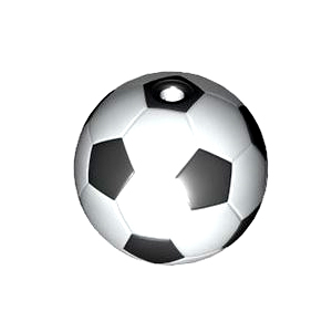 레고 부품 축구공 검정색 흰색 Blakc White Sports Soccer Ball with Standard Pattern