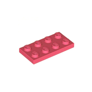 레고 부품 플레이트 산회색 Coral Plate 2 x 4